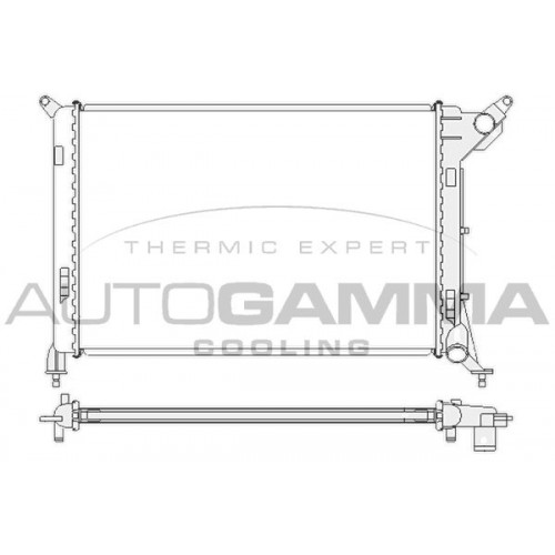 ΨΥΓΕΙΟ 1.4-1.6i16V -A/C (54x36) MINI COOPER 2004 - 2006 698006340