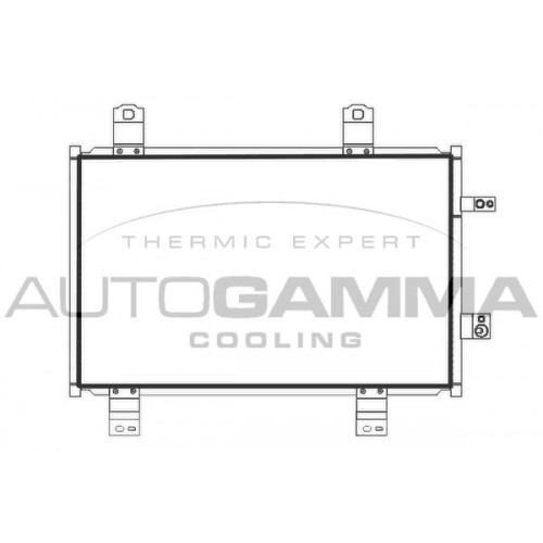 ΨΥΓΕΙΟ A/C 1.5 D ΠΕΤΡΕΛΑΙΟ (550x350x12) MAZDA CX3 2015 - 2018 507006420