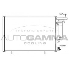 ΨΥΓΕΙΟ A/C 1,5 TDCi (57x35,7x16) FORD TRANSIT CONNECT TOURNEO 2013 - 2015 327006420