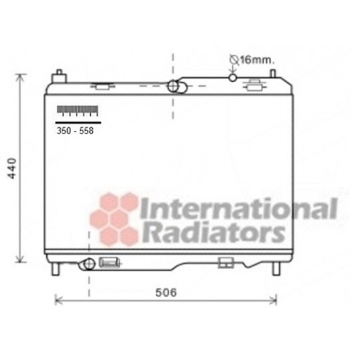 ΨΥΓΕΙΟ ΝΕΡΟΥ 1.5-1.6-2.0 ΒΕΝΖΙΝΗ/1.5 TDCI ΜΗΧΑΝΙΚΟ +/- A/C (56.3x35) FORD ECOSPORT 2013 - 2017 328006310