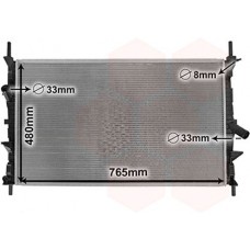 ΨΥΓΕΙΟ 2.0-2.2 TDCi ΠΕΤΡΕΛΑΙΟ (765x460x16) RWD-4WD (VALEO) FORD TRANSIT 2012 - ( ) 326006315