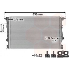 ΨΥΓΕΙΟ 2.0 CRD - 3.2 ΒΕΝΖ. (670x440x26) (KOYO) JEEP CHEROKEE 2014 - ( KL ) 180006305