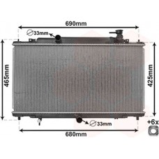 ΨΥΓΕΙΟ 2.0-2.5 16v ΒΕΝΖΙΝΗ ΜΗΧΑΝΙΚΟ-ΑΥΤΟΜΑΤΟ (375x735x16) MAZDA 6 2018 - 503206300