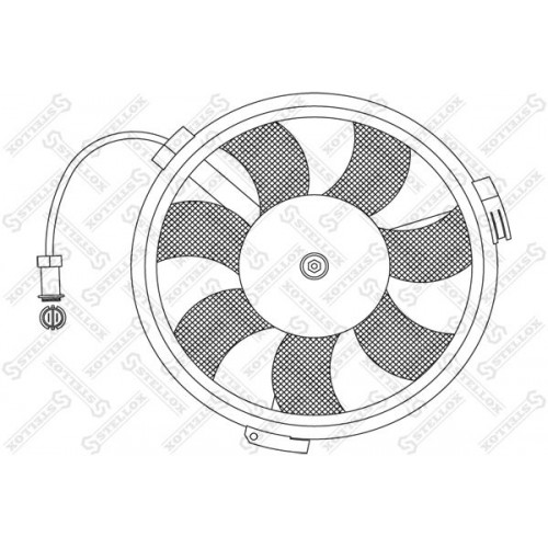 ΒΕΝΤΙΛΑΤΕΡ ΨΥΓΕΙΟΥ 1.8-2.3-2.8 ΒΕΝΖΙΝΗ (280mm)(250W) AUDI A8 2002 - 2009 ( 4E ) 133906460