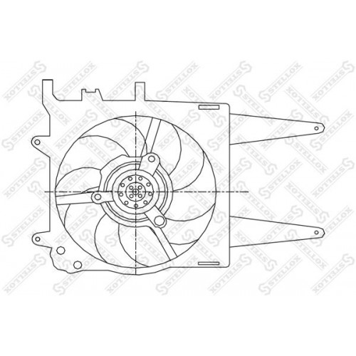Βεντιλατέρ Νερού FIAT STRADA 1999 - 2002 ( 178E ) 016806440