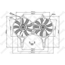 ΒΕΝΤΙΛΑΤΕΡ A/C ΒΕΝΖΙΝΗ-ΠΕΤΡΕΛΑΙΟ (ΔΙΠΛΟ) (295/295MM) (2PIN) MERCEDES E CLASS 1999 - 2002 ( W210 ) 018706430