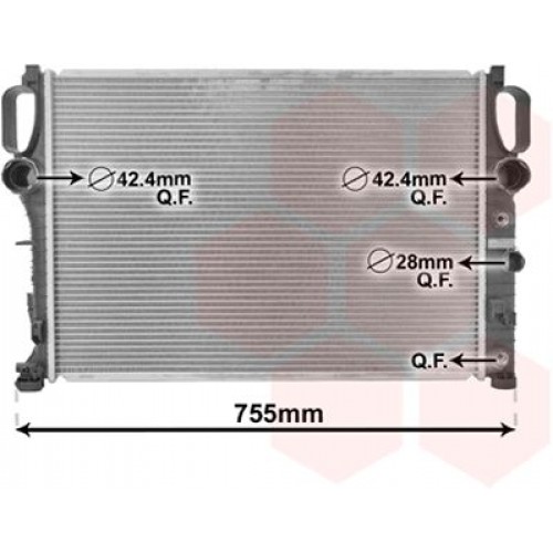 ΨΥΓ. 2.4-2.8-3.2-3.5BZ ΜΗΧΑΝΙΚΟ +/-AC(64x45) MERCEDES CLS 2008 - 2010 ( F/L )( C219 ) 532006310