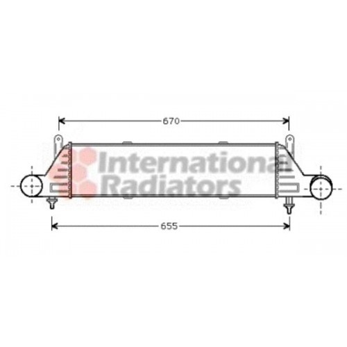 ΨΥΓΕΙΟ INTERCOOLER ΓΙΑ ΟΛΑ PETROL (560x105x50) MERCEDES SLK 2000 - 2004 ( R170 ) 020306200