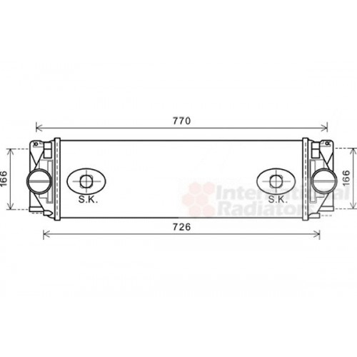 ΨΥΓΕΙΟ INTERCOOLER ΠΕΤΡΕΛΑΙΟ (640x200x64) ΚΟΛΑΡΑ ΚΟΥΜΠΩΤΑ MERCEDES SPRINTER 2013 - 2018 539006210