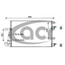 ΨΥΓΕΙΟ A/C 2.7 D ΠΕΤΡΕΛΑΙΟ (565x370x16) JAGUAR S - TYPE 1999 - 2003 ( X200, X202 ) 418006420
