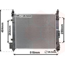 ΨΥΓΕΙΟ ΝΕΡΟΥ 1.2 DIG ΒΕΝΖΙΝΗ ΜΗΧΑΝΙΚΟ (450x390x16) NISSAN NOTE 2013 - 582006315