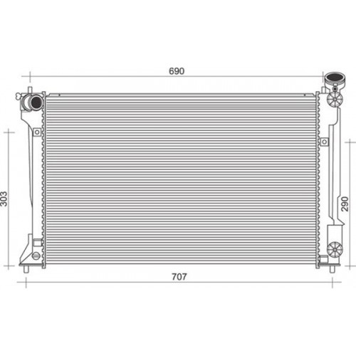 ΨΥΓΕΙΟ ΝΕΡΟΥ 2.0 16v VVTi ΜΗΧΑΝΙΚΟ ΒΕΝΖΙΝΗ (625x390) (KOYO) TOYOTA AVENSIS 2003 - 2006 ( T250 ) 023206315