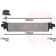 ΨΥΓΕΙΟ INTERCOOLER 1.4 TURBO ΒΕΝΖΙΝΗ (99/148 PS) (571x127x50) OPEL CORSA 2014 - ( E ) 610006200