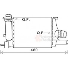 ΨΥΓΕΙΟ INTERCOOLER 1.5 DCi ΠΕΤΡΕΛΑΙΟ (258x220x64) 1 ΠΥΡΟ ΠΛΑΙ RENAULT CAPTUR 2013 - 2017 672006230