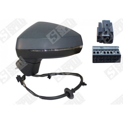 Καθρέπτης Ηλεκτρικός Θερμαινόμενος Βαφόμενος Με Φλας AUDI A3 2016 - ( 8V )( F/L ) Αριστερά 132007484