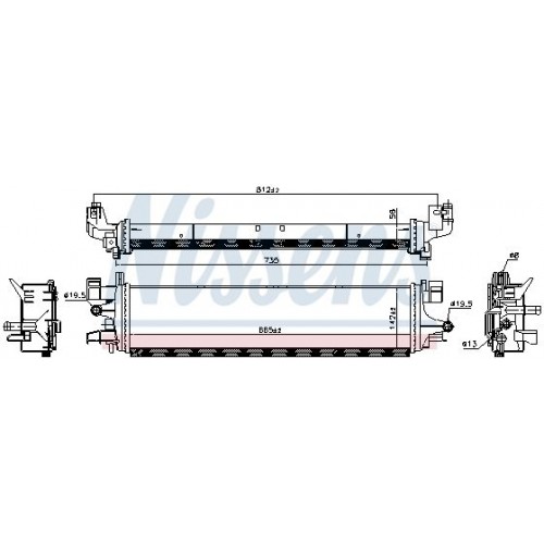 Ψυγείο Νερού Βοηθητικό FORD KUGA 2013 - 2016 323006360