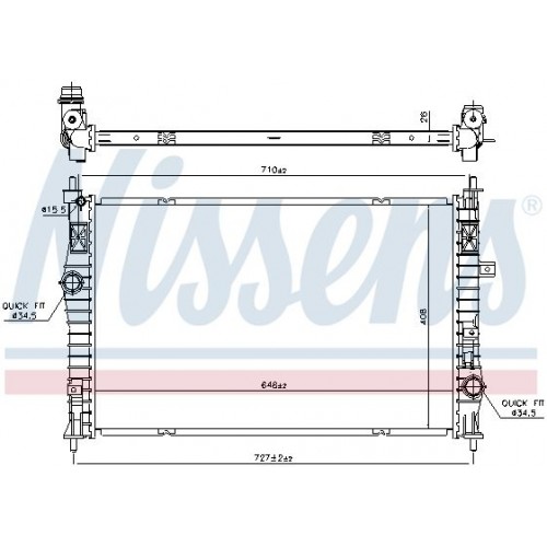 ΨΥΓΕΙΟ ΝΕΡΟΥ ΒΕΝΖΙΝΗ-ΠΕΤΡΕΛΑΙΟ (650x410x26) PEUGEOT EXPERT 2016 - 639006310