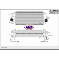 ΨΥΓΕΙΟ INTERCOOLER 1.7 CRDi ΠΕΤΡΕΛΑΙΟ (350x145x85) KIA SPORTAGE 2014 - 2015 424206210