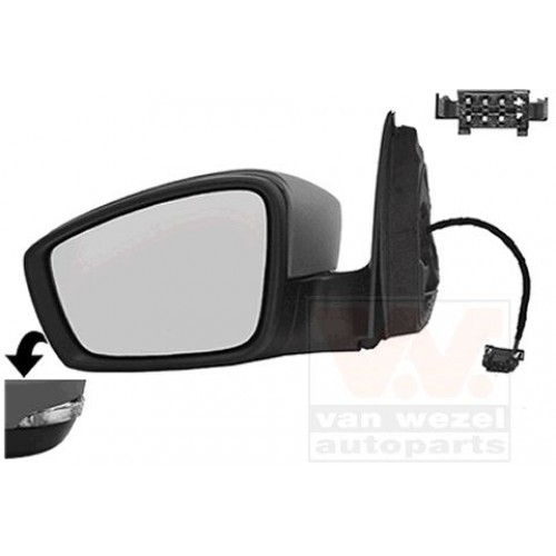 Καθρέπτης Ηλεκτρικός Θερμαινόμενος Βαφόμενος Με Φλας SKODA RAPID 2012 - 750007509