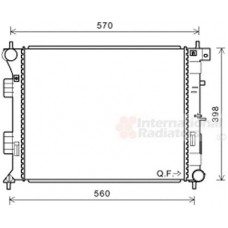 ΨΥΓΕΙΟ ΝΕΡΟΥ 1.6 CRDi ΠΕΤΡΕΛΑΙΟ ΜΗΧΑΝΙΚΟ (480x395x26) HYUNDAI ELANTRA 2011 - 2014 372006310