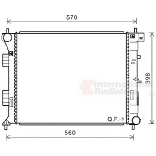 ΨΥΓΕΙΟ ΝΕΡΟΥ 1.6 CRDi ΠΕΤΡΕΛΑΙΟ ΜΗΧΑΝΙΚΟ (480x395x26) HYUNDAI ELANTRA 2011 - 2014 372006310