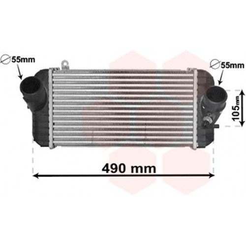 ΨΥΓΕΙΟ INTERCOOLER 2.0-2.2 ΠΕΤΡΕΛΑΙΟ (365x203x85) HYUNDAI SANTA FE 2013 - 2016 369106200