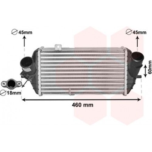 ΨΥΓΕΙΟ INTERCOOLER 1.6 CRDi ΠΕΤΡΕΛΑΙΟ ΑΥΤΟΜΑΤΟ (300x160x90) KIA SOUL 2013 - 2017 422106200