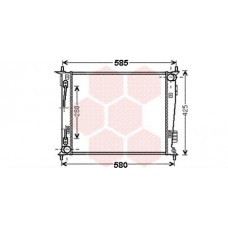ΨΥΓΕΙΟ ΝΕΡΟΥ 1.6 CRDi ΠΕΤΡΕΛΑΙΟ ΑΥΤΟΜΑΤΟ (480x415) KIA SOUL 2009 - 2013 ( AM ) 422106320