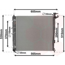 ΨΥΓΕΙΟ ΝΕΡΟΥ 1.7 CRDi ΠΕΤΡΕΛΑΙΟ ΑΥΤΟΜΑΤΟ (480x480x18) KIA CARENS 2013 - 422806330