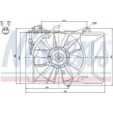 Βάση Βεντιλατέρ (Κόθρος) TOYOTA YARIS 2003 - 2006 ( XP10 ) 022506450