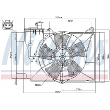 Βάση Βεντιλατέρ (Κόθρος) TOYOTA YARIS VERSO 1999 - 2002 ( XP20 ) 081406440