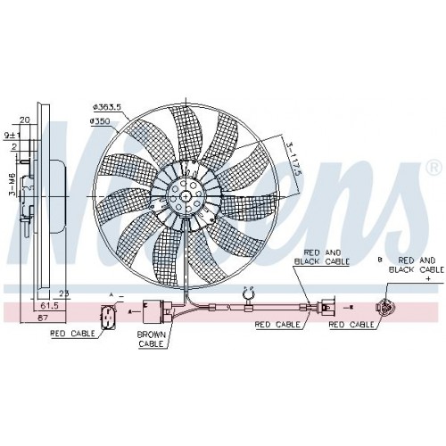 Βεντιλατέρ Νερού VW GOLF VARIANT 2007 - 2009 892006490