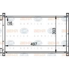 ΨΥΓΕΙΟ A/C 130 1,8i-16V-1,9D/JTD(48,8x31 FIAT PUNTO 2003 - 2011 ( 188 ) 038906435