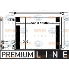 ΨΥΓΕΙΟ A/C ΒΕΝΖΙΝΗ/ΠΕΤΡΕΛΑΙΟ (540x390x16) (NRF) VW POLO 2017 - 2021 876306405