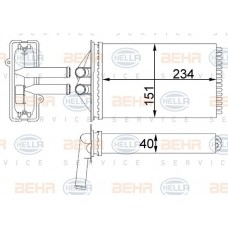 ΨΥΓΕΙΟ ΚΑΛΟΡΙΦΕΡ (234x152) PORSCHE BOXSTER 2005 - 2009 ( 987 ) 653006500