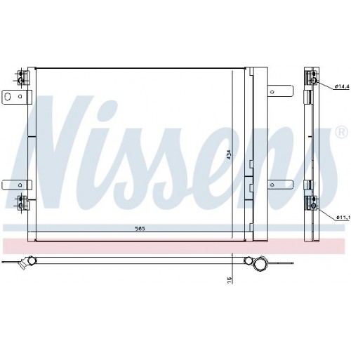 ΨΥΓΕΙΟ A/C 1.6 HDI/1.6-2.0 BLUEHDI (525x415x16) CITROEN JUMPY 2016 - 033506410