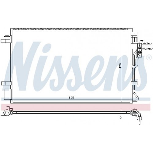 ΨΥΓΕΙΟ A/C 2.4 BENZINH (695x420x12) KIA SORENTO 2009 - 2012 426006420