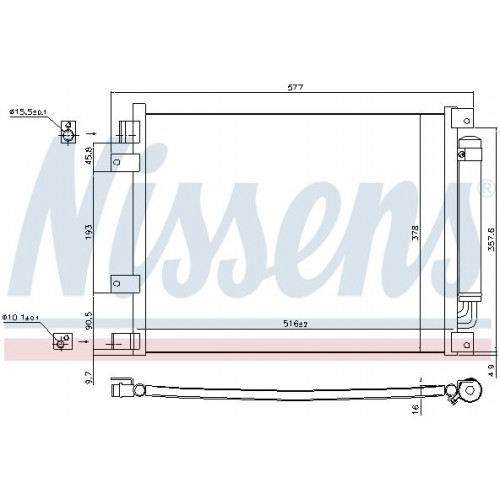 ΨΥΓΕΙΟ A/C 1.5i16V (690x378x16) (HR15DE) NISSAN MICRA 2011 - 2013 ( K13 ) 579006420