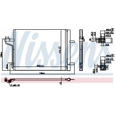 ΨΥΓΕΙΟ A/C 2.5i 16V ΒΕΝΖΙΝΗ - 2.0 TDCi ΠΕΤΡΕΛΑΙΟ 13-15 (625x477x16) FORD KUGA 2013 - 2016 323006420