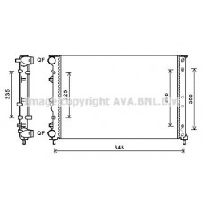 ΨΥΓΕΙΟ ΝΕΡΟΥ 1.6 16v TWINSPARK 05- (580x410x34) ALFA ROMEO 147 2000 - 2004 ( 937 ) 019406330