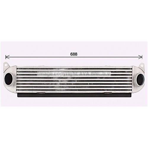 ΨΥΓΕΙΟ INTERCOOLER 2.7 TDi ΠΕΤΡΕΛΑΙΟ (580x130x105) (ALL ALUMINIUM) LANDROVER DISCOVERY 2014 - 2017 ( LA )( F/L ) IV 692006200