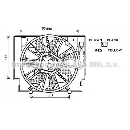 Βεντιλατέρ Νερού BMW 6 Series 2007 - 2011 155006445