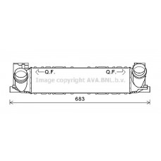 ΨΥΓΕΙΟ INTER. 1,4-1,6-1,8-2,0(495x133x80 BMW 3 Series 2014 - ( F30/31/34 )( F/L ) 154306200
