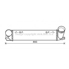 ΨΥΓΕΙΟ INTERCOOLER 3.0 (135i) ΒΕΝΖΙΝΗ (510x130x105) ΚΟΛΑΡΑ Φ 70/70 BMW 1 Series 2007 - 2012 152006220