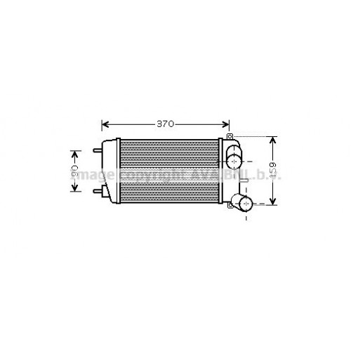 ΨΥΓ.INTERCOLLER 1,4HDi (275x147x64) CITROEN C3 2003 - 2006 PLURIEL ( HB ) 019806210