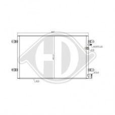 ΨΥΓΕΙΟ A/C 3.0 TFSI-3.2-4.2 FSI-5.2 (S6) ΒΕΝΖΙΝΗ - 2.7-3.0 TDI ΠΕΤΡΕΛΑΙΟ (658x393x16) AUDI A6 2004 - 2008 ( 4F ) 023406410