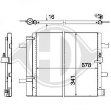 ΨΥΓΕΙΟ A/C ΒΕΝΖΙΝΗ - ΠΕΤΡΕΛΑΙΟ (625x330x16)