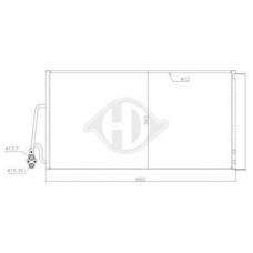 ΨΥΓΕΙΟ A/C ΒΕΝΖΙΝΗ - ΠΕΤΡΕΛΑΙΟ (625x330x12) MINI CLUBMAN 2011 - 2014 ( R55 ) 696906400