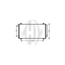 ΨΥΓΕΙΟ A/C 2.2 JTD ΠΕΤΡΕΛΑΙΟ (708x348x16) LANCIA PHEDRA 2002 - 2010 460906430