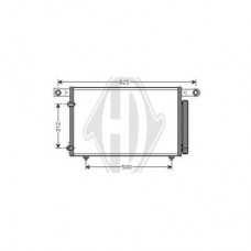 ΨΥΓΕΙΟ A/C 2.0-2.3-3.0i ΒΕΝΖΙΝΗ - 2.0 TDi ΠΕΤΡΕΛΑΙΟ (670x460) MAZDA MPV - PREMACY 1999 - 2006 501406400